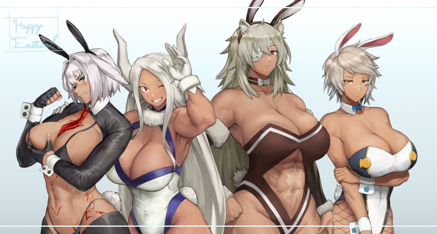 Bullet & Caenis (Blazblue) Rule 34 – Arm Under Breasts