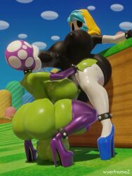 Piranha Plant & Shy Gal (Mario) Rule 34 Video – Anklewear