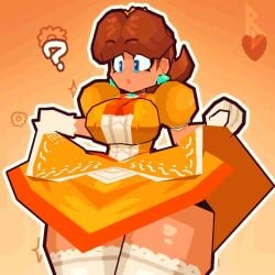 Princess Daisy (Mario) Rule 34 Video – Big Breasts