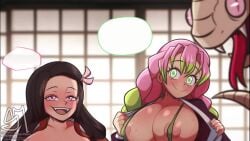 Kamado Nezuko & Kanroji Mitsuri (Demon Slayer) Rule 34 Video