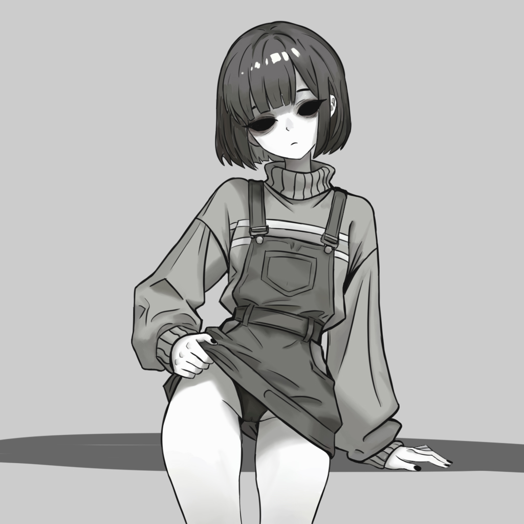 Core Frisk & Female Frisk (Undertale) Rule 34 – Black Hair