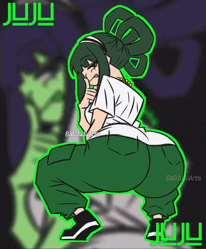 Asui Tsuyu & Tsuyu Asui (Boku No Hero Academia) Rule 34 GIF