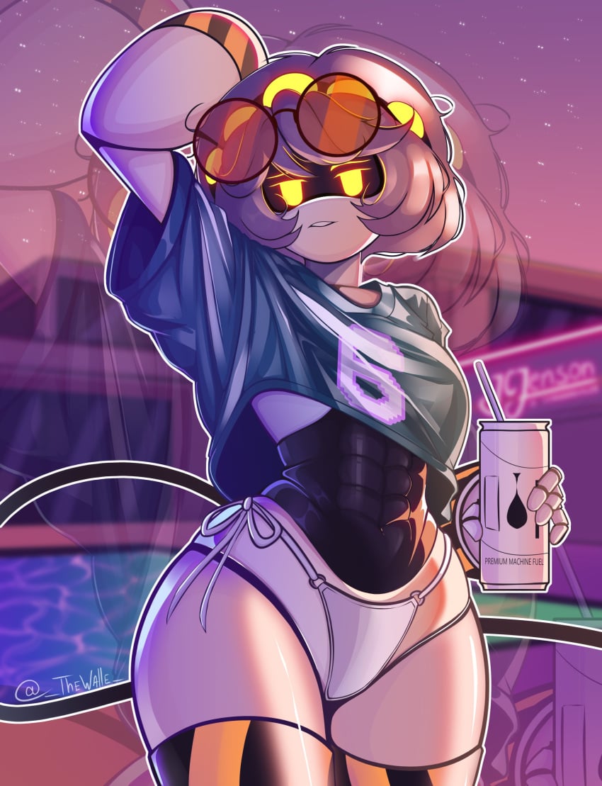 V (Murder Drones) Rule 34 – Bare Midriff