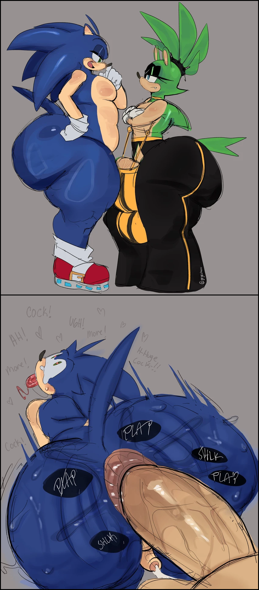 Sonic the Hedgehog Sonic Rule 34 – Anal Comic