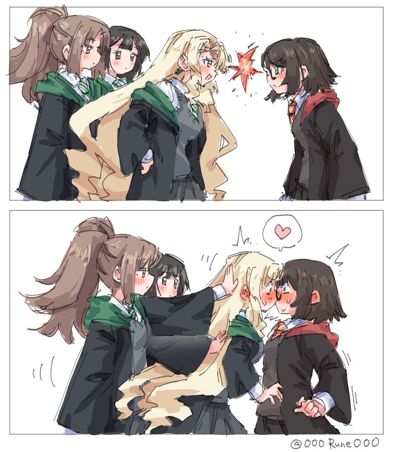 Draco Malfoy Harry Potter Rule 34 – Lesbian & Kissing Hentai Pic
